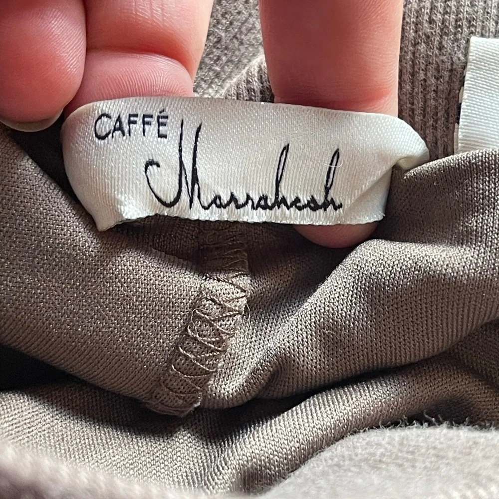 Caffe’ Marrakesh brown athletic comfort skirt skort - Picture 3 of 9